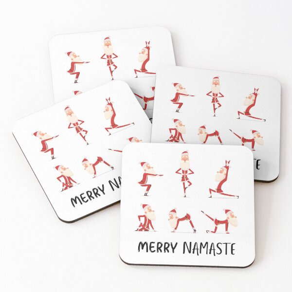 Item preview, Merry Namaste Santa Yoga Pilates designed and sold by PILATESPRIDE.