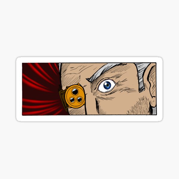 SHEARS...HE'S A BAD GUY Sticker