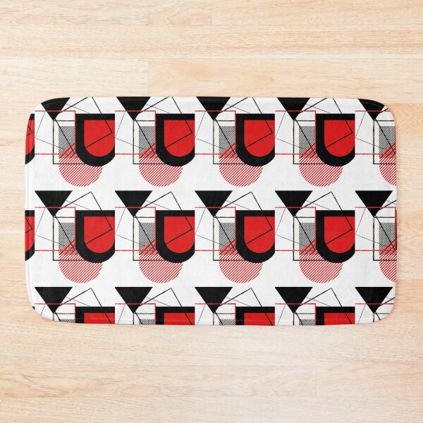 Item preview,  Black and Red Abstract Modern Geometric Gift  designed and sold by WearYourMood.