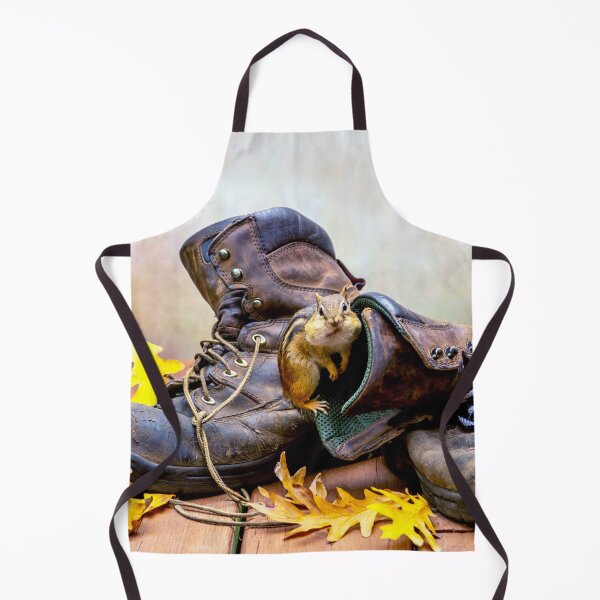 Item preview, Chipmunk with smelly work boots designed and sold by Susan Sheldon.