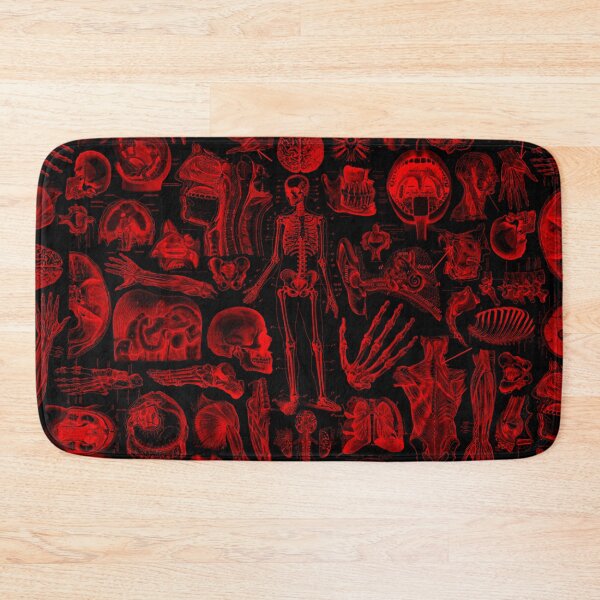 Item preview, Black and Red Human Anatomy Print designed and sold by adamcampen.