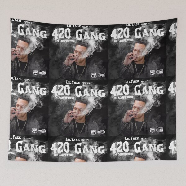 Item preview, Lil Yase rip tribute 420 gang bay area fan art merch shirts phone case hoodie mask designed and sold by charmingthreads.