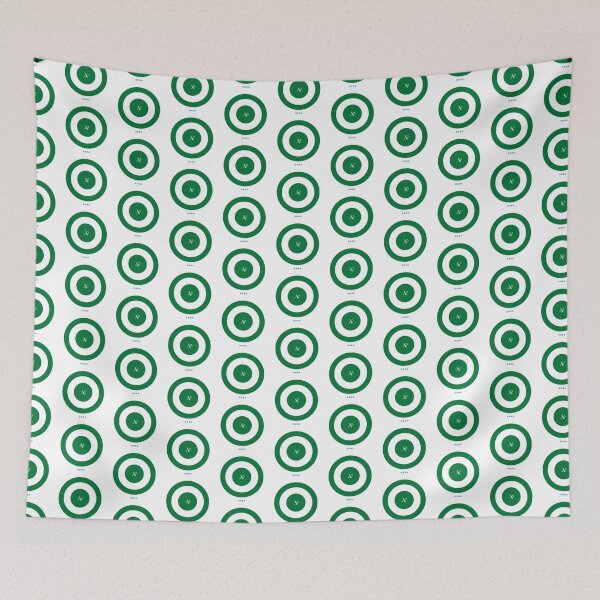 Item preview, Green Roundel a la Duba design designed and sold by Twenty Twenty Visions.