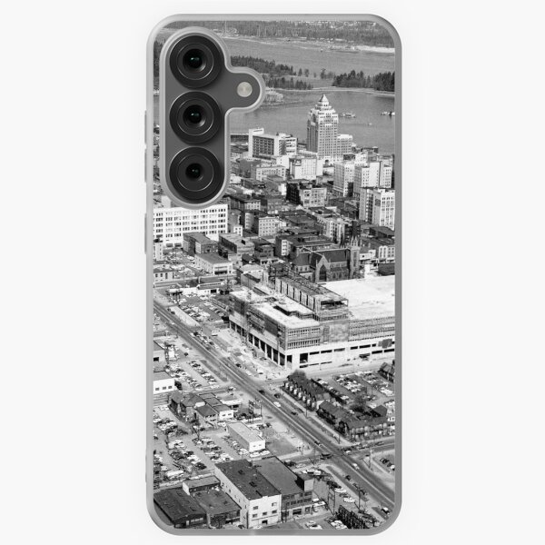 Item preview, Aerial view Downtown Vancouver and Coal Harbour (1956) designed and sold by FOVCA.