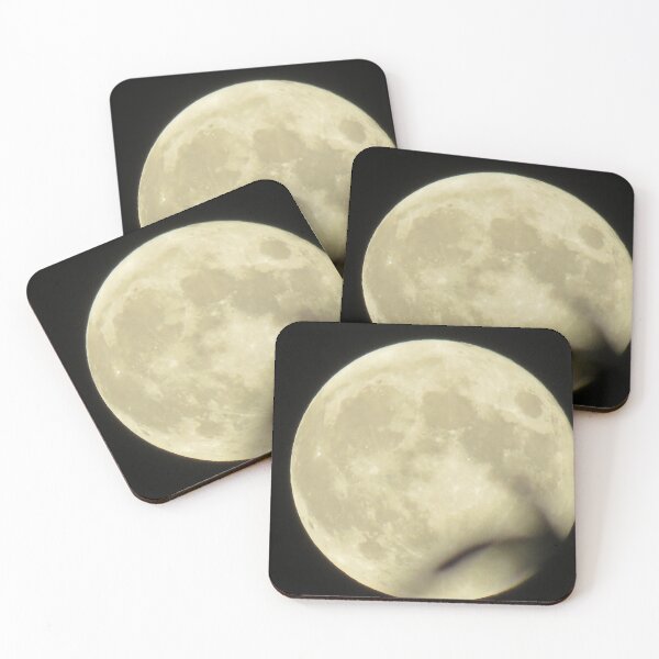 Item preview, full moon behind leaves designed and sold by MaryAnnEnsz.