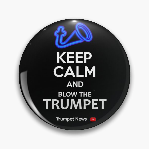 Trumpet News Mug Pin
