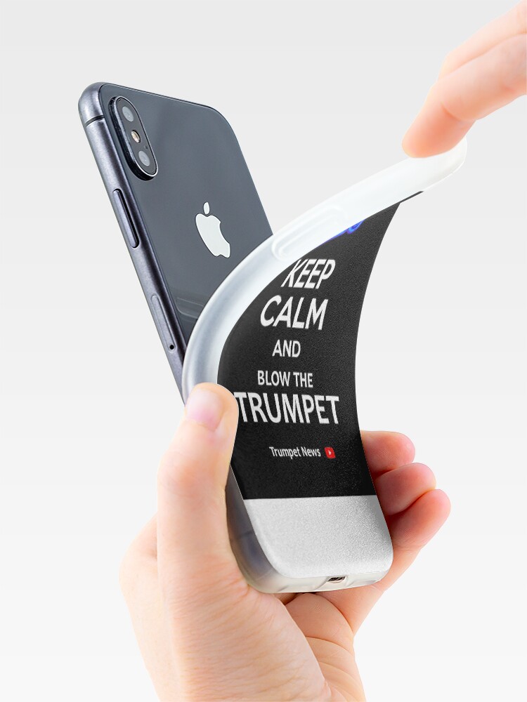 Alternate view of Trumpet News Mug iPhone Case & Cover