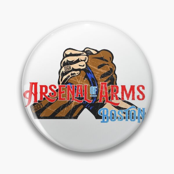 Artikelvorschau, Arsenal der Waffen | Distressed | Boston Armwrestling Club entworfen und verkauft von CertainDeath.
