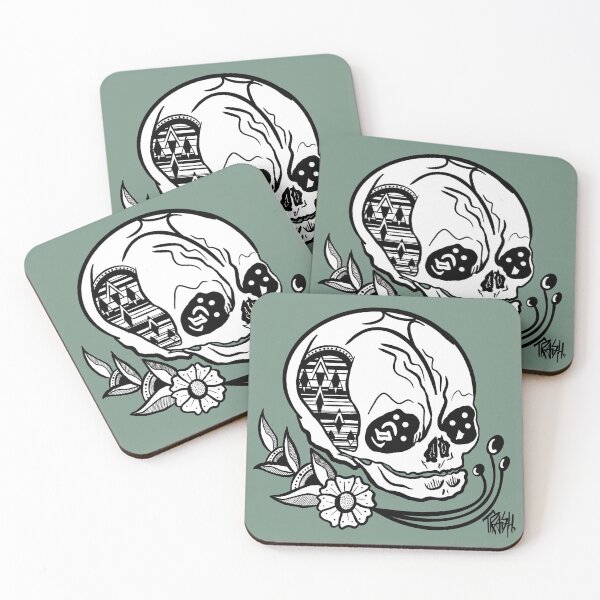 Item preview, Skull again designed and sold by TrashTats.