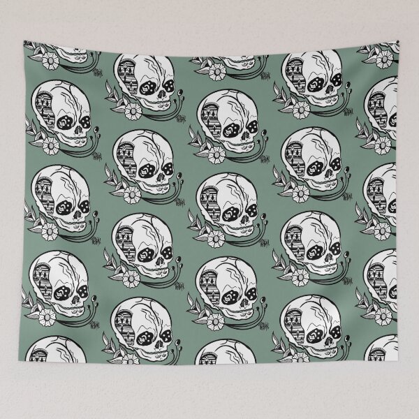 Item preview, Skull again designed and sold by TrashTats.