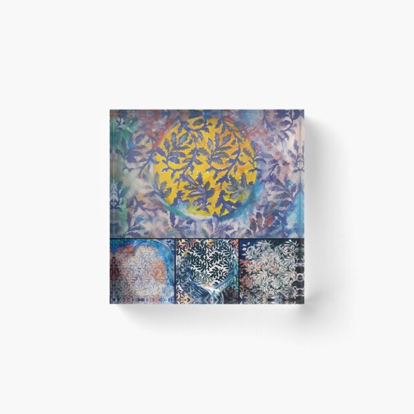 Canto, Flower of Life. Acrylic Block