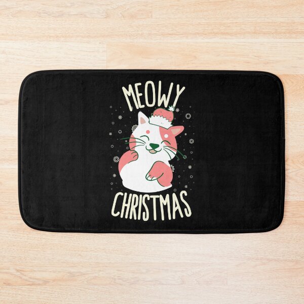 Item preview, Meowy Christmas Cute Funny Kawaii Cat Pun For Xmas  designed and sold by Sutra-Lotus-Co.