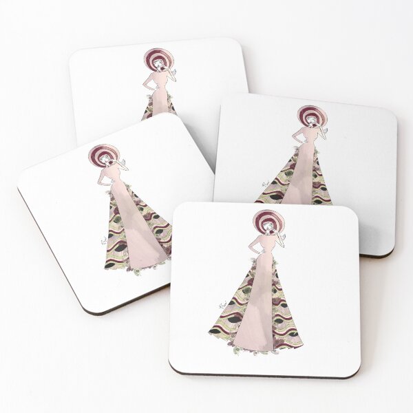 Item preview, Vietnamese Ao Dai Evening Wear Asian Fashion Illustration - Undertone Palette designed and sold by Eva Phan.
