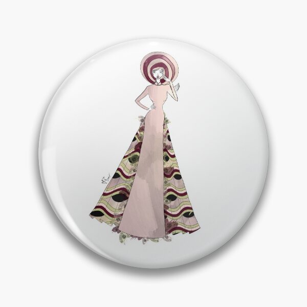 Item preview, Vietnamese Ao Dai Evening Wear Asian Fashion Illustration - Undertone Palette designed and sold by Eva Phan.