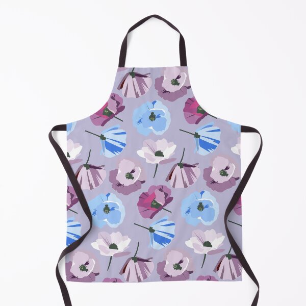 Artikelvorschau, Mohnblumen grau, blau, rosa, lila entworfen und verkauft von kobyakov.