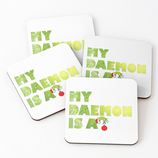 Item preview, MY DAEMON IS A GRINCH designed and sold by thebowtrucklesh.