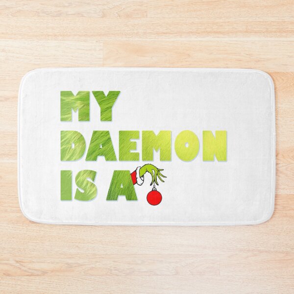 Item preview, MY DAEMON IS A GRINCH designed and sold by thebowtrucklesh.