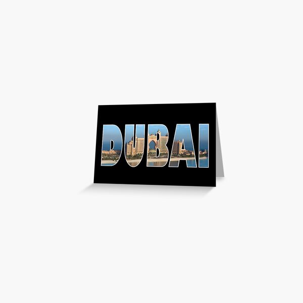 Dubai Greeting Cards Redbubble