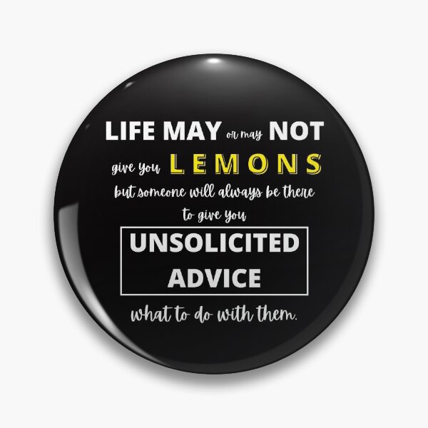 Item preview, Unsolicited advice lemons / Antianeira designed and sold by Antianeira.