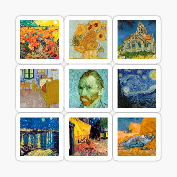 Vista previa del artículo con la obra «Vincent Van Gogh», diseñado y vendido por tonnzin.