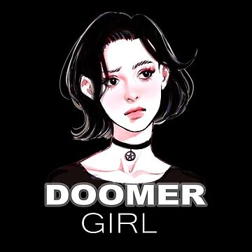 Doomer Girl Meme | Art Board Print