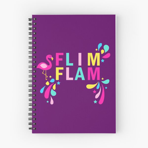 Item preview, Flim Flam Kids Flamingo Colorful Text Typography Graphic designed and sold by Moda-Moxie.
