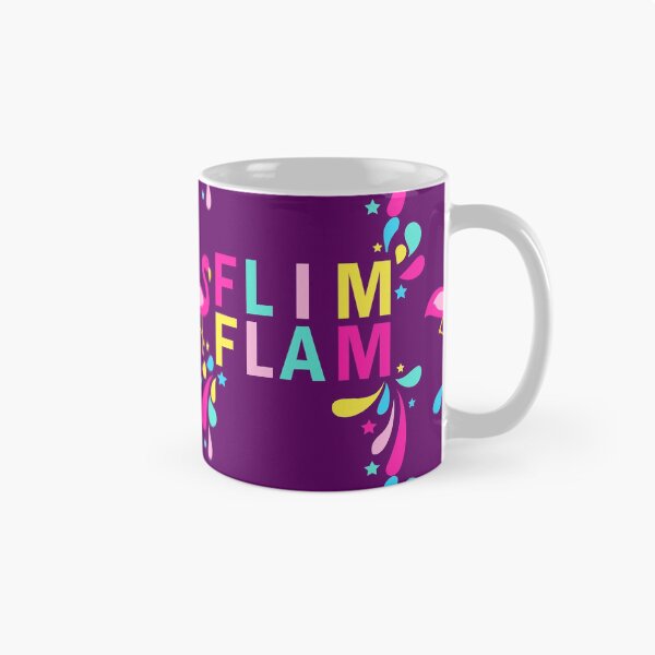 Item preview, Flim Flam Kids Flamingo Colorful Text Typography Graphic designed and sold by Moda-Moxie.