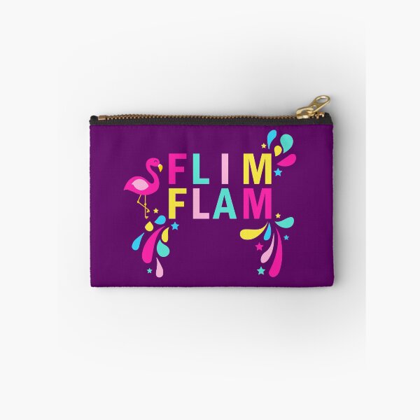 Item preview, Flim Flam Kids Flamingo Colorful Text Typography Graphic designed and sold by Moda-Moxie.