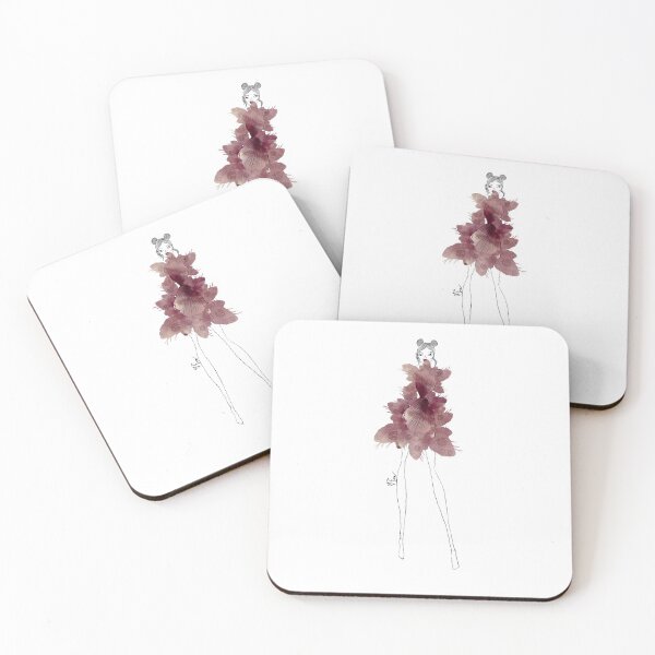 Item preview, Vietnamese Ao Dai Inspired Evening Wear Asian Fashion Illustration - Undertone Palette designed and sold by Eva Phan.