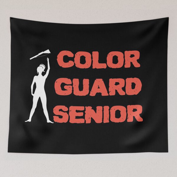 Item preview, Color Guard Senior - School Colors - Coral designed and sold by BandMomDesigns.