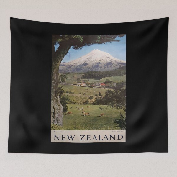 Artikelvorschau, retro classic New Zealand poster entworfen und verkauft von CorasPosters.