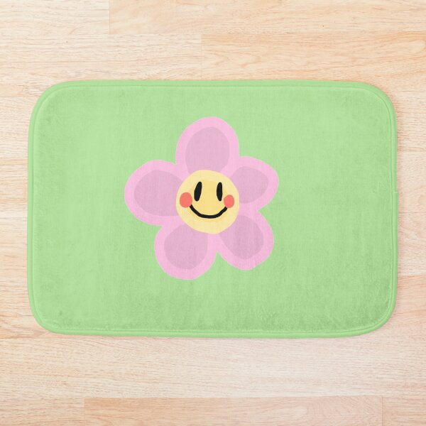 Smiley Flower Bath Mat
