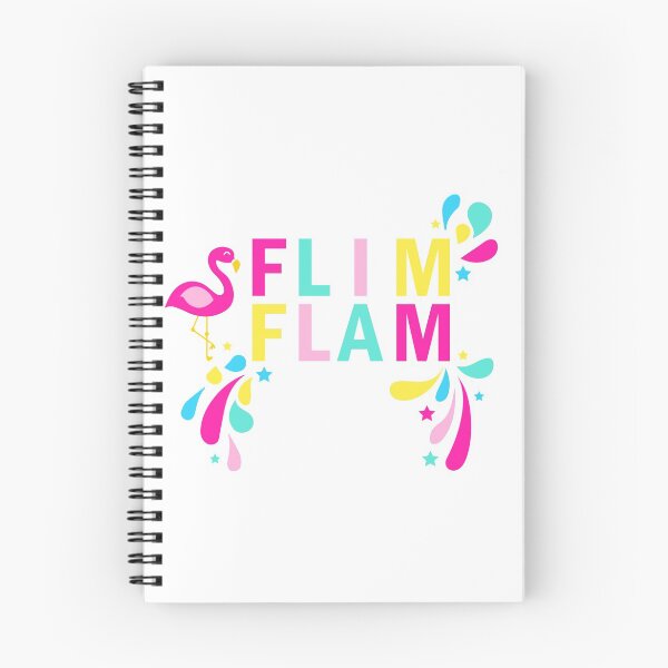 Item preview, Flim Flam Kids Flamingo Colorful Text Typography Graphic white designed and sold by Moda-Moxie.