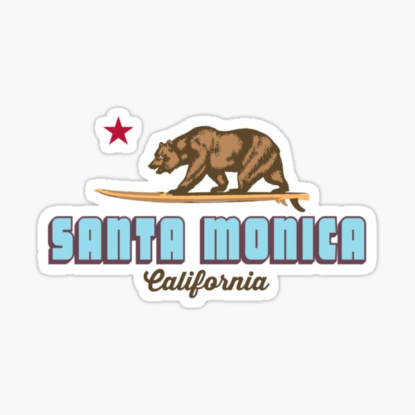 Santa Monica. Sticker