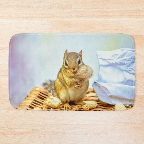 Item preview, Chipmunk with a peanut stuffed in his fat cheek designed and sold by Susan Sheldon.