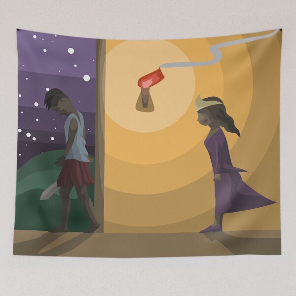 Item preview, Aeneas Leaving Dido but Bigger designed and sold by MicahFightsPani.
