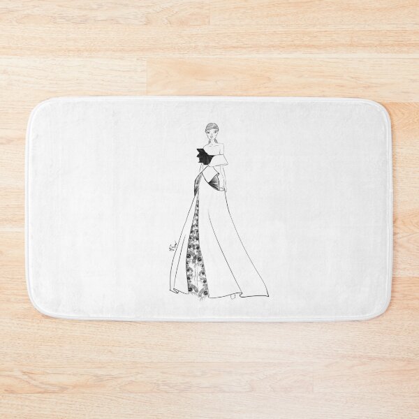 Item preview, Vietnamese Porcelain Dragon and Cloud Inspired Evening Wear Asian Fashion Illustration - Iteration #41 designed and sold by Eva Phan.