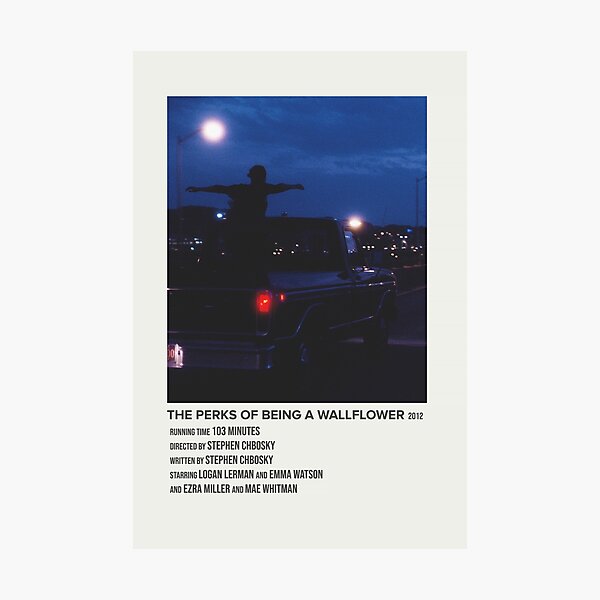 the perks of being a wallflower (2012) v.3 Photographic Print