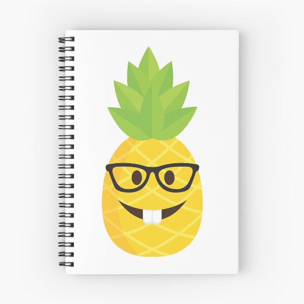 Item preview, piña emoji, nerd piña, piña, piña con lentes, emoji, nerd designed and sold by Terevela.