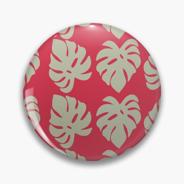 Item preview, Pink & Green Tropical Monstera Leaf Pattern designed and sold by WildeandCo.