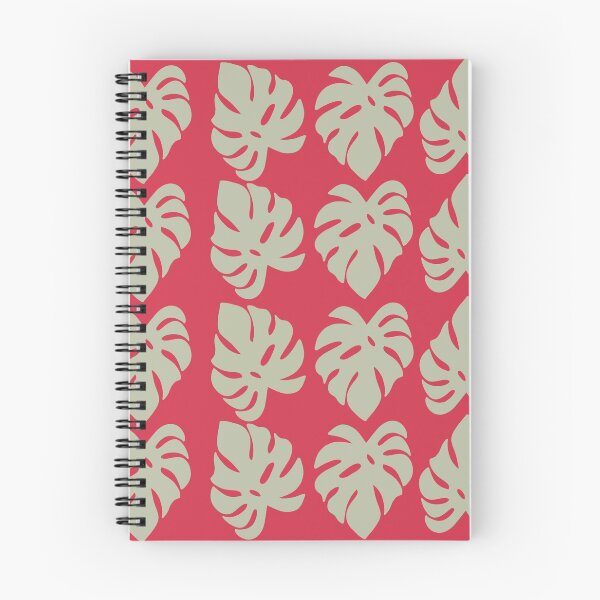 Item preview, Pink & Green Tropical Monstera Leaf Pattern designed and sold by WildeandCo.