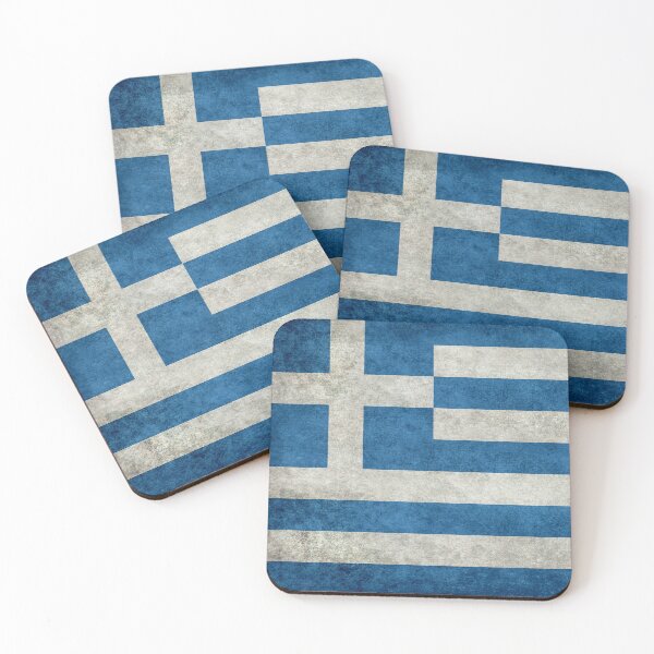 Item preview, Flag of Greece - Retro vintage designed and sold by Bruiserstang.