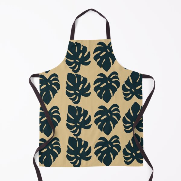 Item preview, Green & Tan Tropical Monstera Leaf Pattern designed and sold by WildeandCo.