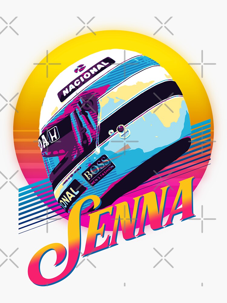 Ayrton Senna Artwork Poster by Sheraz A - Pixels Merch