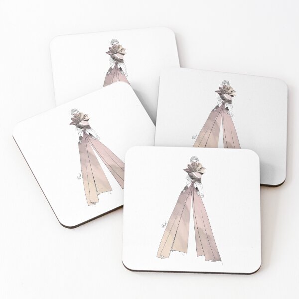 Item preview, Vietnamese Porcelain Dragon and Fan Inspired Evening Wear Asian Fashion Illustration - Iteration #56 Undertone Palette designed and sold by Eva Phan.