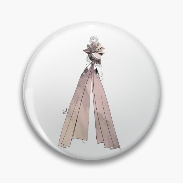 Item preview, Vietnamese Porcelain Dragon and Fan Inspired Evening Wear Asian Fashion Illustration - Iteration #56 Undertone Palette designed and sold by Eva Phan.