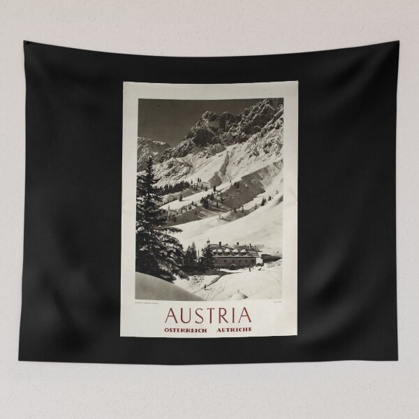 Aperçu de l'œuvre retro classic Austria poster créée et vendue par CorasPosters.