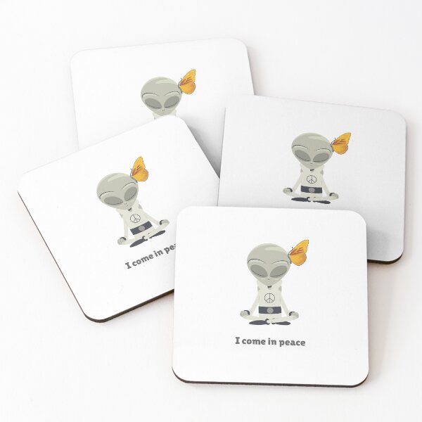 Item preview, Alien I Come In Peace designed and sold by artado.