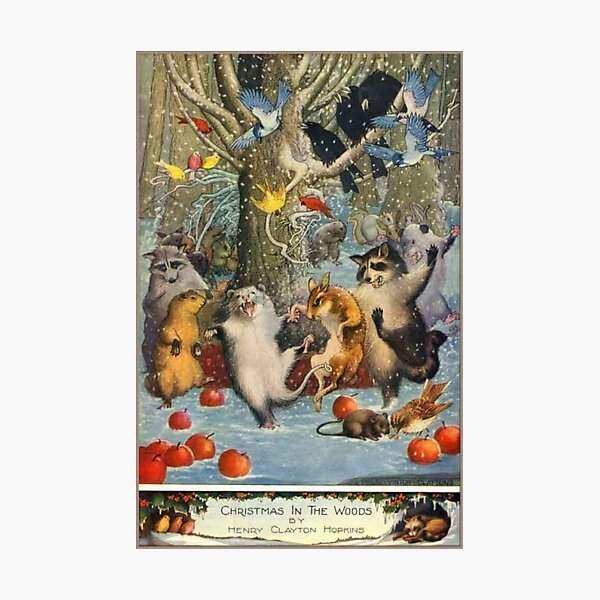 “Christmas in the Woods” by Henry Clayton Hopkins (1920) Photographic Print