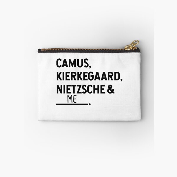 Aperçu de l'œuvre Camus, Kierkegaard, Nietzsche et moi créée et vendue par lolquotes.